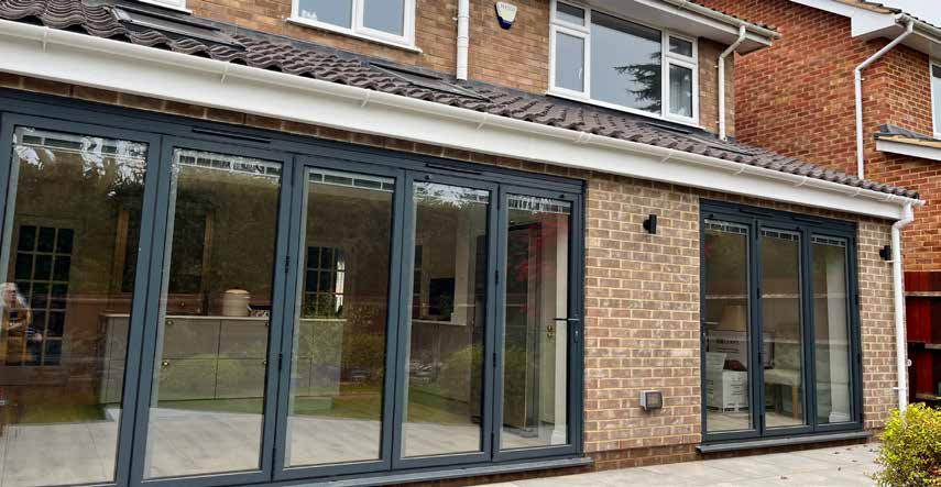 Rear and side extension – rear exterior