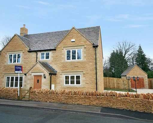 Three-home development – Cotswold stone house