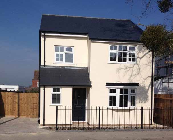 Four-bedroom detached house – rendered exterior